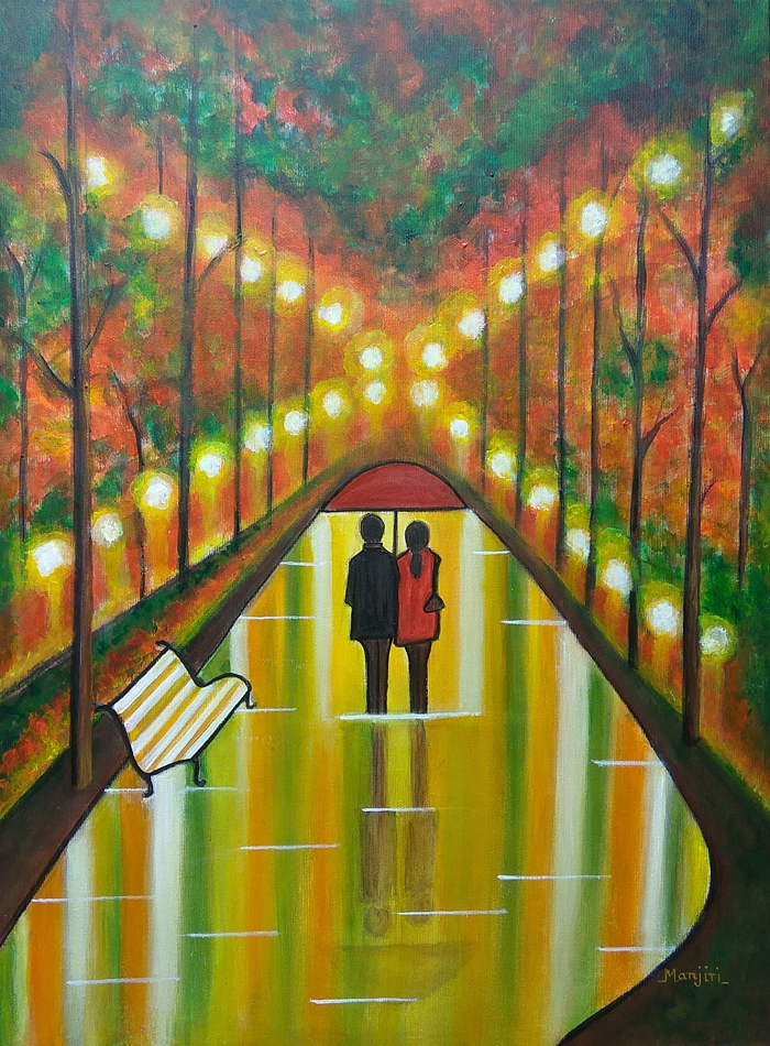 FOR TWO FOREVER ROMANTIC PAINTING